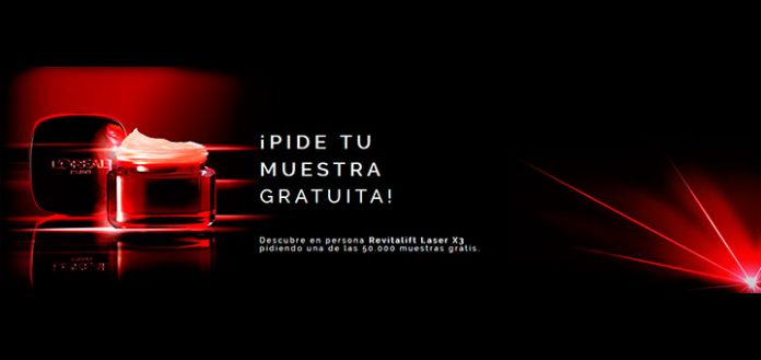 Muestras gratis de Revitalift Laser X3