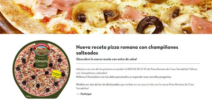 Prueba gratis la Pizza Romana de Casa Tarradellas
