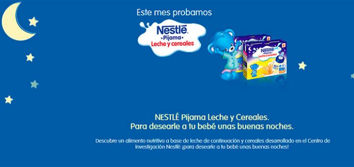 Prueba gratis Nestlé Pijama Leche y Cereales
