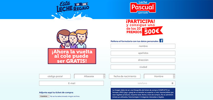 Vuelta al cole gratis con Leche Pascual