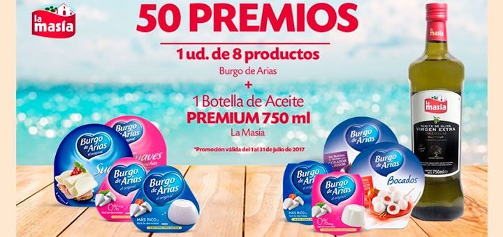 Gana un lote de productos Burgo de Arias & La Masía