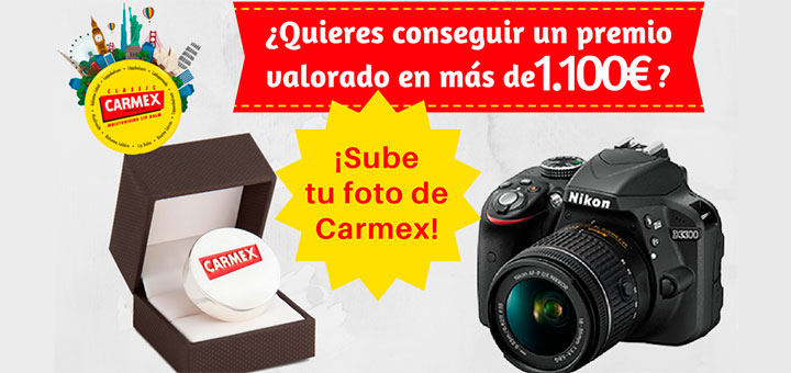 Gana una cámara réflex con Carmex