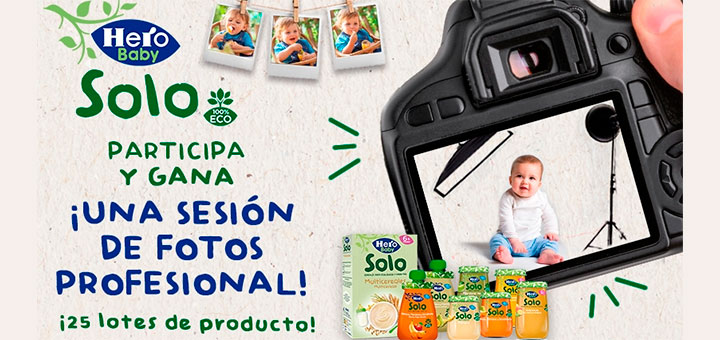 Hero Baby Solo sortea una sesión de fotos con tu bebé