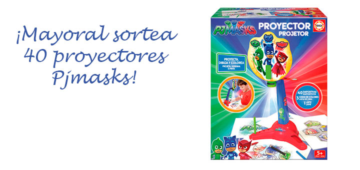 Mayoral sortea 40 proyectores Pjmasks