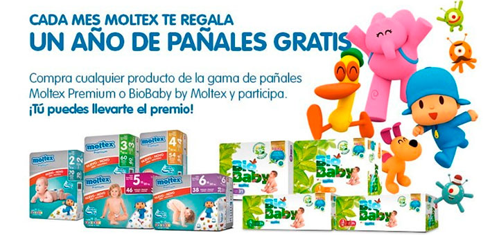 Moltex regala pañales gratis