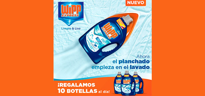 Regalan 10 botellas de Wipp Express al día