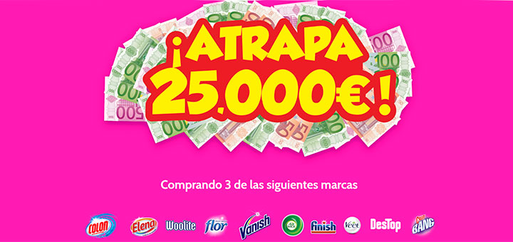 Atrapa 25.000€ con grandes marcas