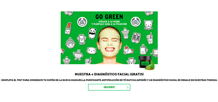 Consigue mascarilla purificante de Té Macha Japonés de The Body Shop