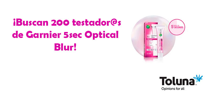 Dan a probar gratis Garnier 5sec Optical Blur