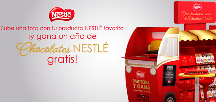 Gana un año gratis de chocolates Nestlé