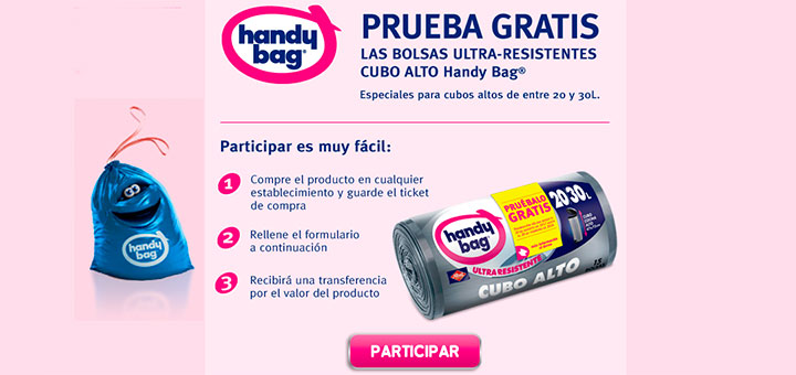 Prueba gratis las bolsas Handy Bag