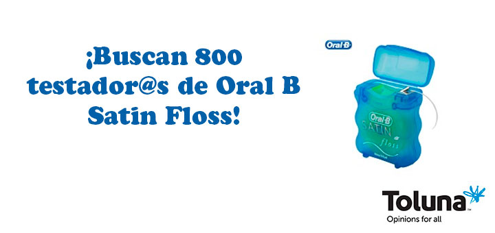 Prueba gratis Oral B Satin Floss