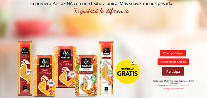 Prueba gratis Sedalis Pasta Fina