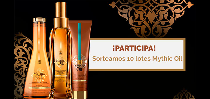 Sortean 10 lotes de productos Mythic Oil