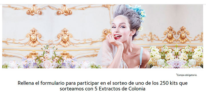 Sortean 250 kits con 5 Extractos de Colonia Roger & Gallet