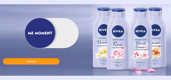 Sortean productos Nivea Aceite en Loción