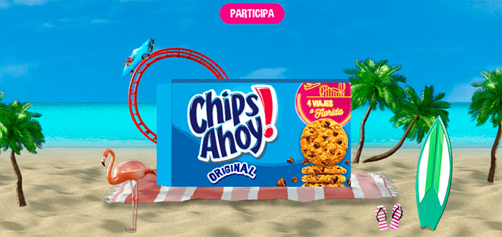 Chips Ahoy sortea 4 viajes a Florida
