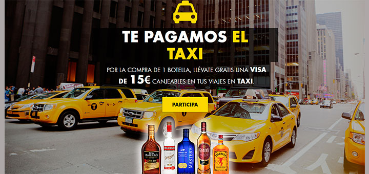 Consigue un viaje en taxi gratis