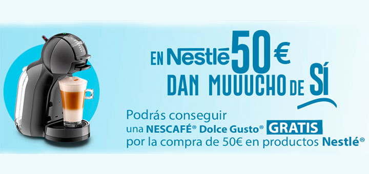 Consigue una Nescafé Dolce Gusto gratis con Nestlé