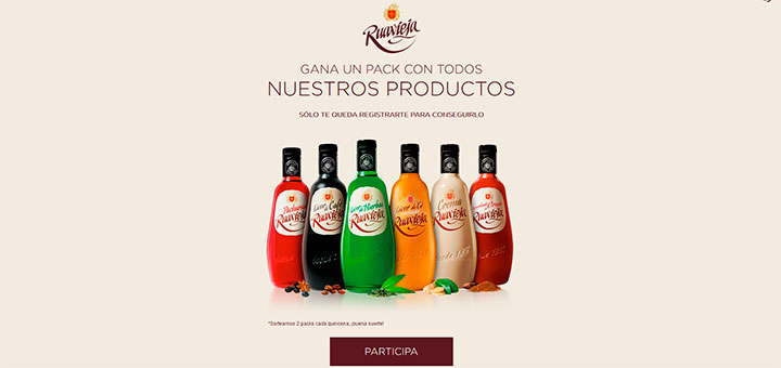 Gana un pack de productos Ruavieja