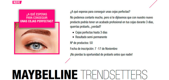 Consigue unas cejas perfectas con Maybelline