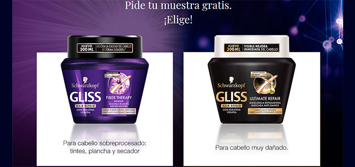 Muestras gratis de productos Schwarzkopf