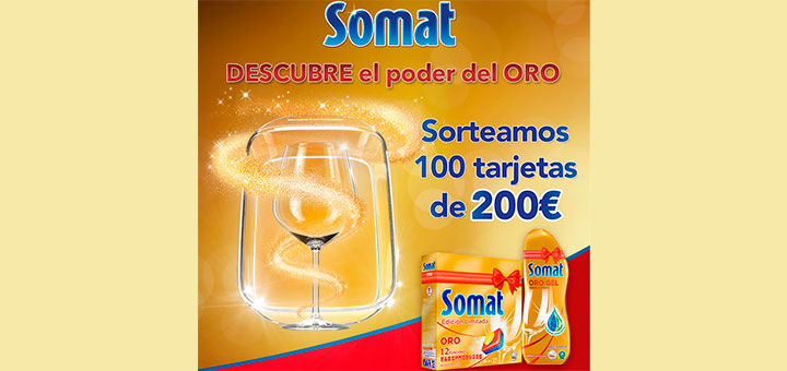 Somat sortea 100 tarjetas de 200€