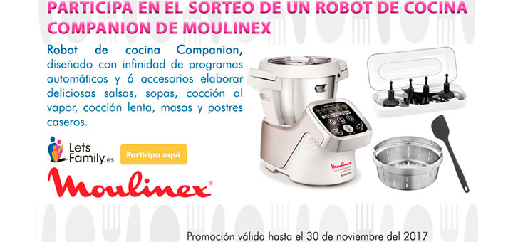 Sortean un robot de cocina Moulinex