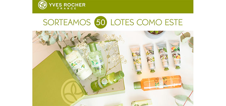 Yves Rocher sortea 50 lotes de productos