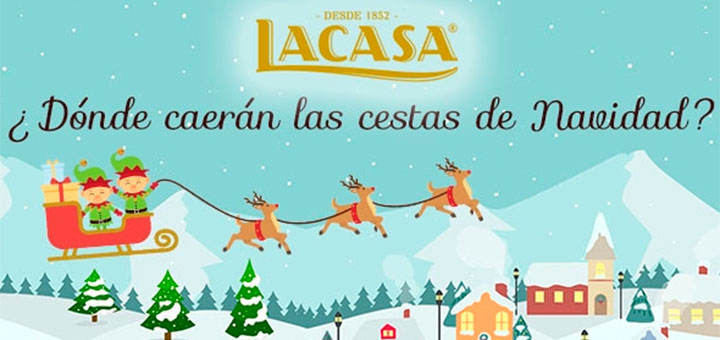 Entra en el sorteo de 3 cestas de Navidad Lacasa