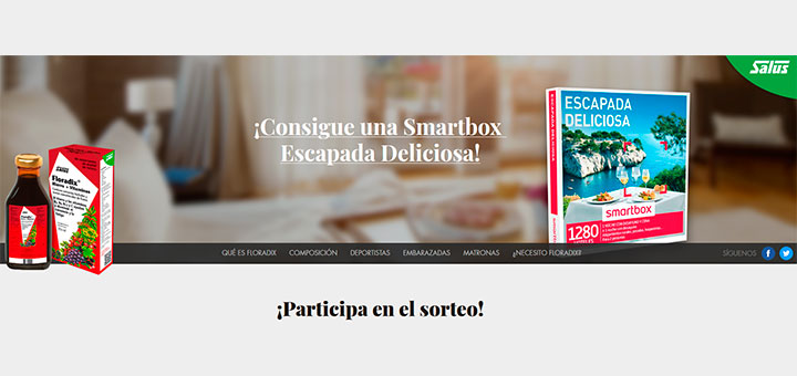 Gana una Smartbox Escapada Deliciosa con Floradix