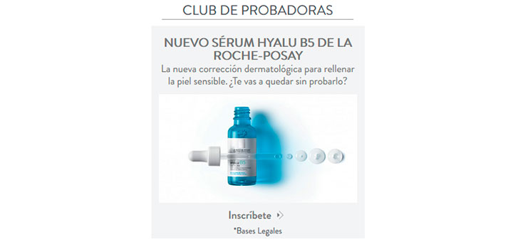 Prueba gratis el nuevo Sérum Hyalu B5