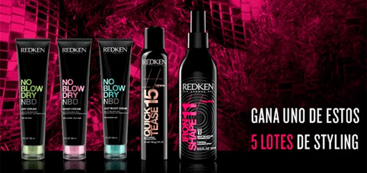 Redken sortea 5 lotes de styling