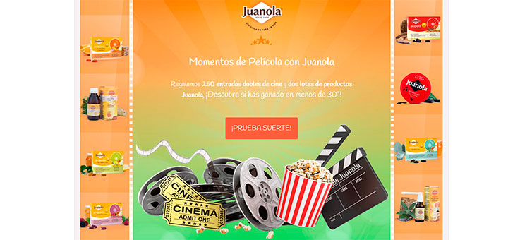 Regalan 250 entradas dobles de cine y lotes Juanola