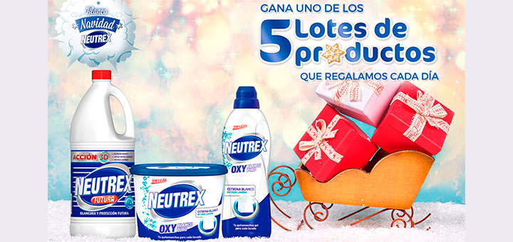 Regalan cada día 5 lotes de productos Neutrex