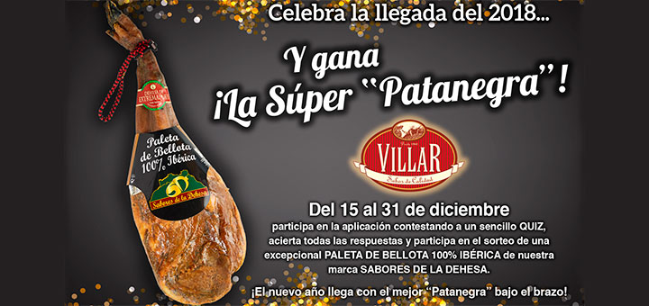 Villar sortea una Paleta de Bellota