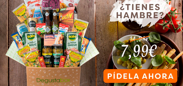 Tu primera Degustabox por sólo 7,99€ Tu Degustabox por solo 7.99€