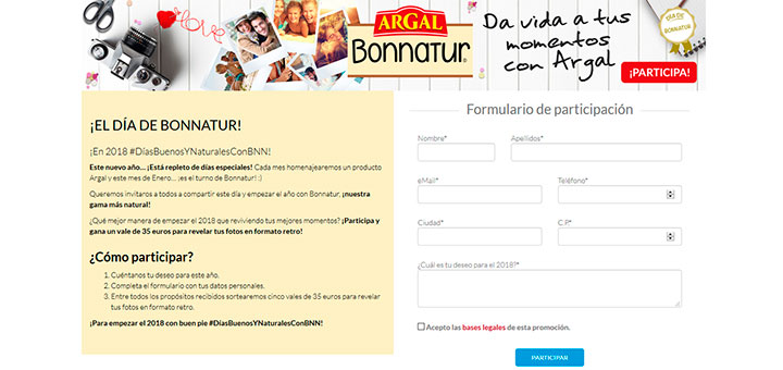 Gana un vale de 35 euros para revelar tus fotos con Argal