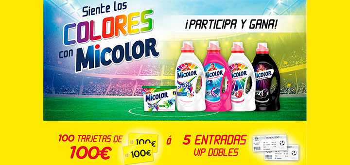 Micolor sortea 100 tarjetas y entradas VIP dobles