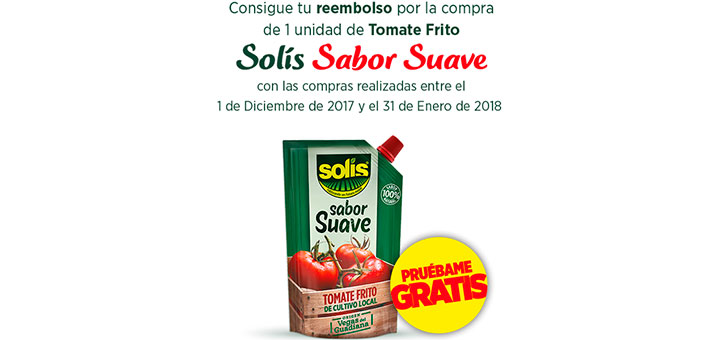 Prueba gratis el nuevo Solís Sabor Suave