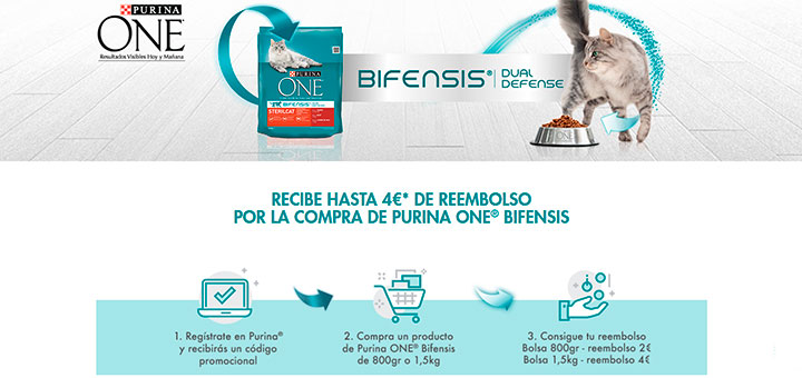 Reembolso en Purina One Bifensis