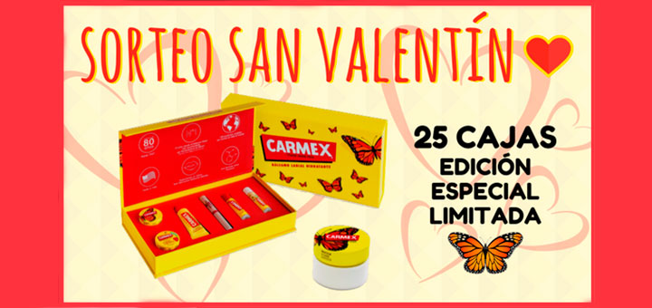 Sortean 25 cajas Edición Especial Limitada Carmex