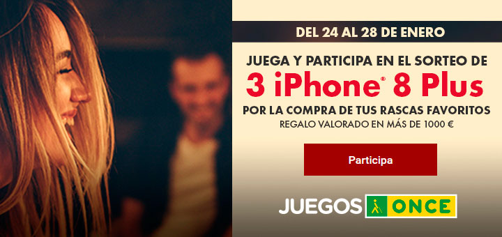 Gana uno de los 3 iPhone 8 que sortea Once