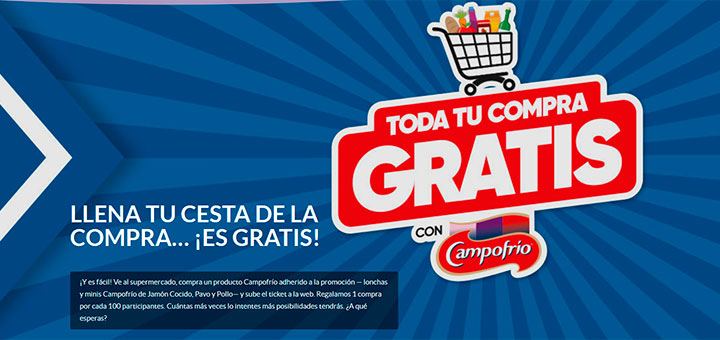 Consigue tu compra gratis con Campofrío