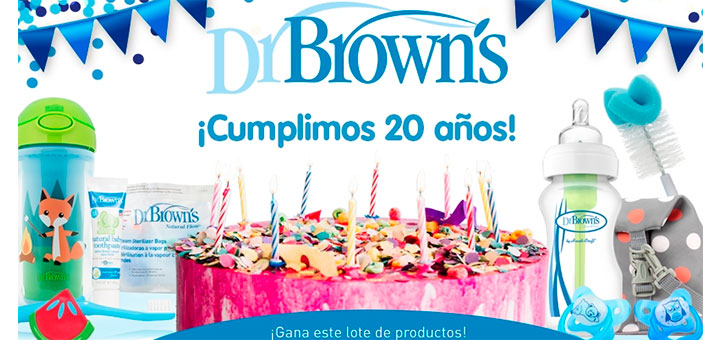 Gana un lote de productos Dr. Brown's para tu bebé