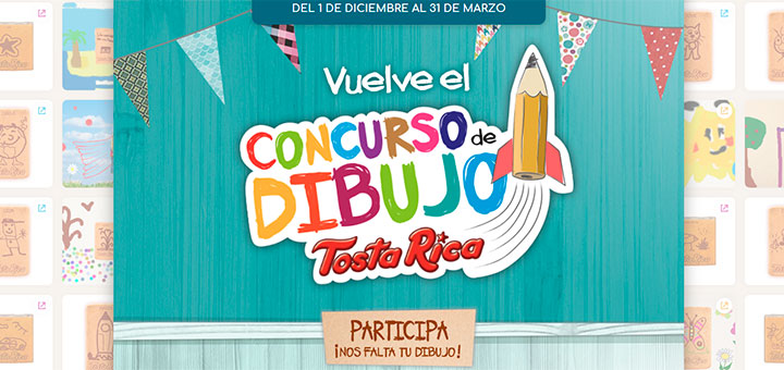 Participa en el concurso de dibujo de TostaRica