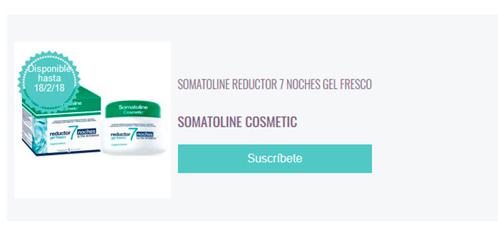 Prueba gratis Somatoline Cosmetic