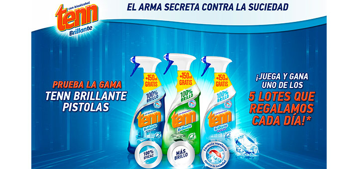 Regalan 5 lotes de productos Tenn al día