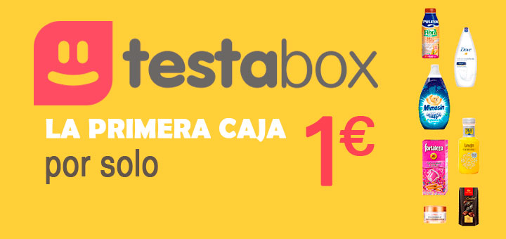 Testabox tu primera caja por solo un euro