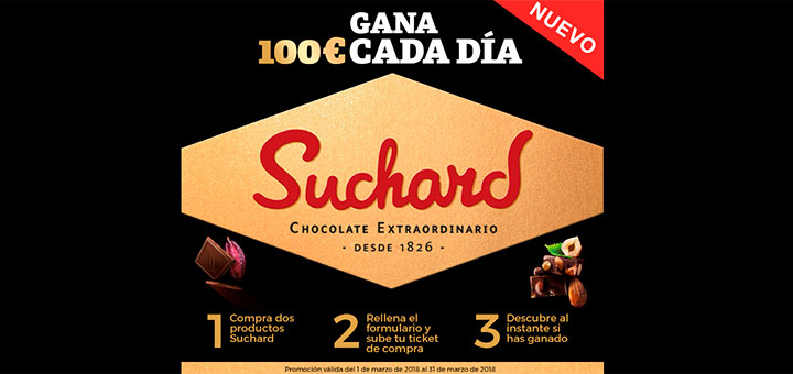 Gana 100€ cada día con Suchard